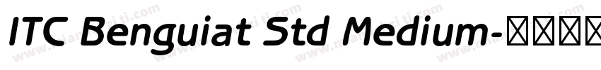ITC Benguiat Std Medium字体转换